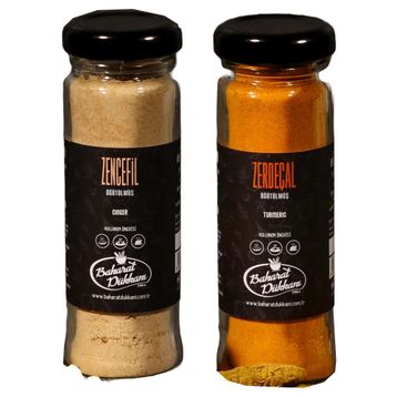 Baharat Dükkanı 2'li 90 gr Zencefil Zerdeçal