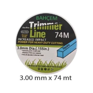 Bahçem 3 mm 74 mt Kare Misina