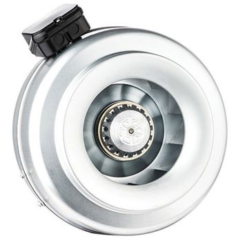 Bahçıvan 35.5 cm çapında BDTX 355-A 1400 D/D 230 Watt Monofaze Yuvarlak Kanal Fanı Geriye Eğimli
