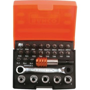 Bahco 2058/S26-2 Lokma Takımı