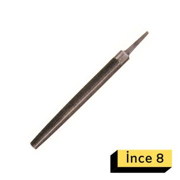 Bahco İnce 8 Yarım Yuvarlak Eğe