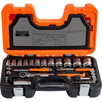 Bahco S560 1/4 inç - 1/2 inç 56 Parça Lokma Takımı