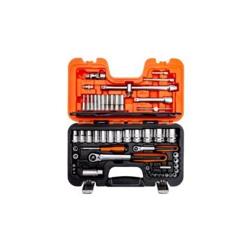 Bahco S560 1/4 inç - 1/2 inç 56 Parça Lokma Takımı