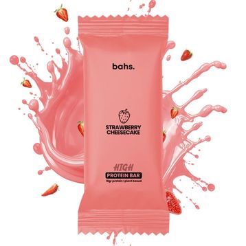 Bahs 60 gr Strawberry Cheesecake High Protein Bar