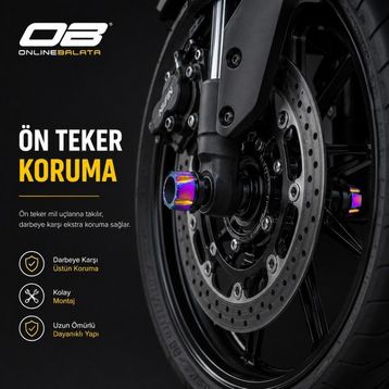 Bajaj Discover 125 150 Gökkuşağı 64010 Ön Teker Aks Koruma