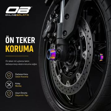 Bajaj Discover 125 150 Gökkuşağı 64010 Ön Teker Aks Koruma