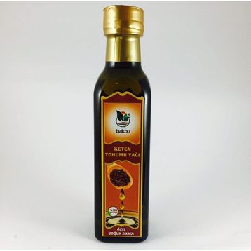 Bakbu 250 gr Keten Tohumu Yağı