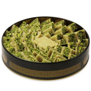 Baklawati 400 gr Soğuk Tepsi Kadayıflı Fıstıklı Belluriye Baklava