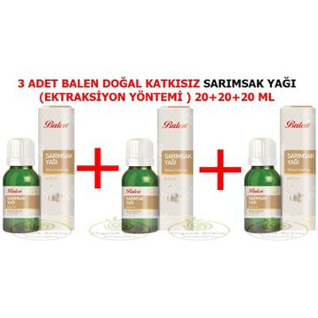 Balen 20 ml x 3 Adet Sarımsak Yağı