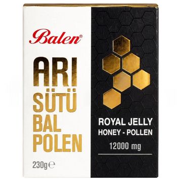Balen Arı Sütü Bal Polen 12000 Mgr 230 gr