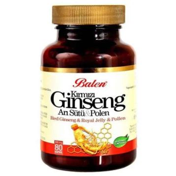 Balen Arı Sütü Kırmızı Ginseng Polen Propolis 3x80 Kapsül