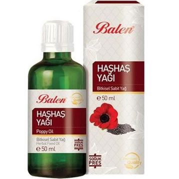 Balen Doğal Haşhaş Yağı 50 Ml