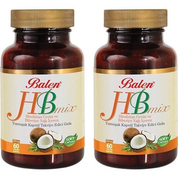 Balen HB Mix Hindistan Cevizi Biberiye 60 Kapsül