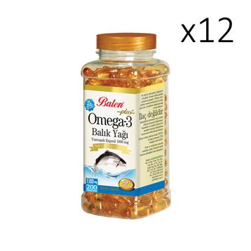 Balen Omega-3 1380 mg 12x200 Kapsül Balık Yağı
