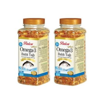 Balen Omega-3 1380 mg 2x200 Kapsül Balık Yağı
