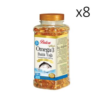 Balen Omega-3 1380 mg 8x200 Kapsül Balık Yağı