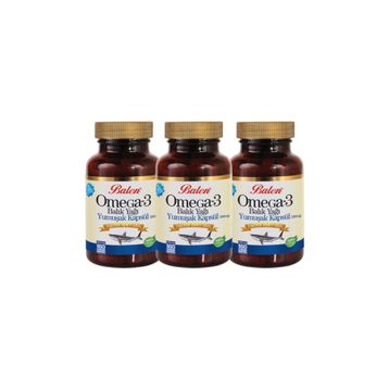 Balen Omega-3 650 mg İçeren 160 Kapsül Balık Yağı