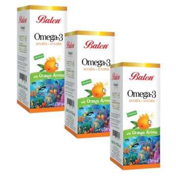Balen Omega-3 İçeren Portakal Aromalı 150 ml Balık Yağı