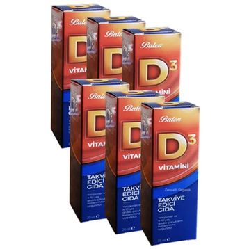 Balen Vitamin D3 6x20 ml Damla