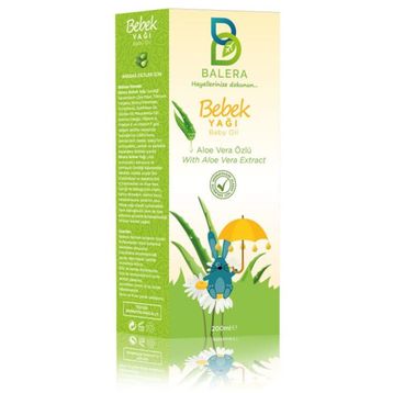 Balera Aloe Vera Özlü 200 ml Bebek Yağı