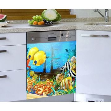 Balıklar Bulaşık Makinesi Sticker