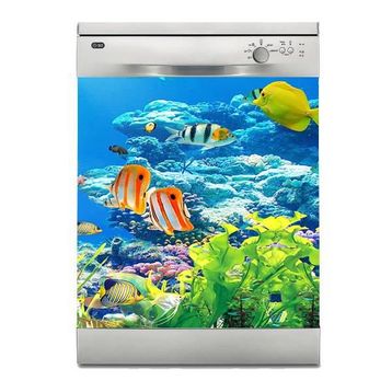 Balıklar Bulaşık Makinesi Sticker
