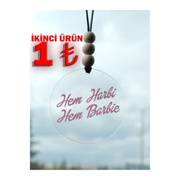 Balkhoon Hem Harbi Hem Barbie Dikiz Aynası Süsü
