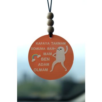 Balkhoon Kafaya Takmam Ben Adam Olmam Dikiz Aynası Süsü