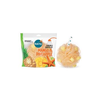 Balmy Mango ve Ananas Sabunlu Banyo Lifi