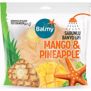 Balmy Mango ve Ananas Sabunlu Banyo Lifi