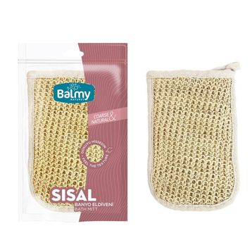 Balmy Naturel Sisal Havlu Banyo Eldiveni
