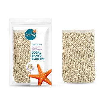 Balmy Naturel Sisal Havlu Banyo Eldiveni