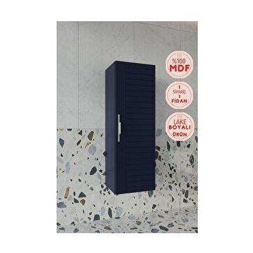 Balneom Erguvan 120 cm Lacivert Boy Dolabı