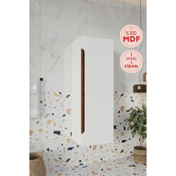 Balneom Koza 120 cm Banyo Boy Dolabı