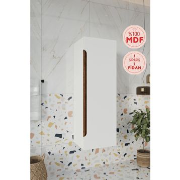 Balneom Koza 120 cm Banyo Boy Dolabı