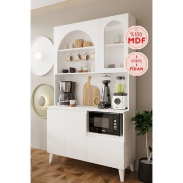 Balneom Pera 120 cm MDF Kahve Köşesi