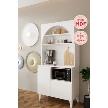 Balneom Pera 90 cm MDF Kahve Köşesi