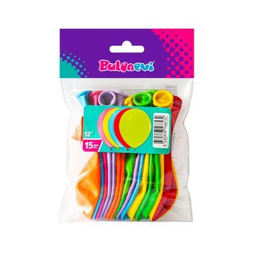 Balon Evi Karışık 15 Adet Balon