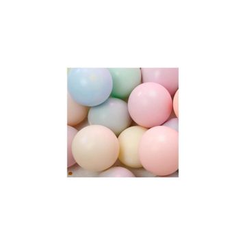 Balonevi 12 inch Karışık Makaron Balon
