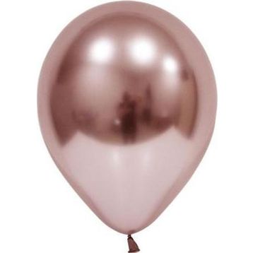 Balonevi 12 Krom 50'li Rose Gold Balon