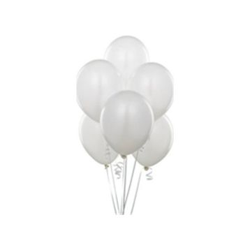 Balonevi Beyaz 100'lü Baskısız Balon