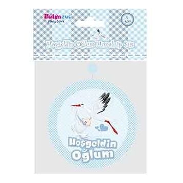 Balonevi Hoşgeldin Oğlum Asmalı İp Süs