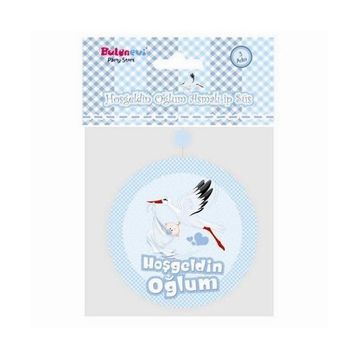 Balonevi Hoşgeldin Oğlum Asmalı İp Süs