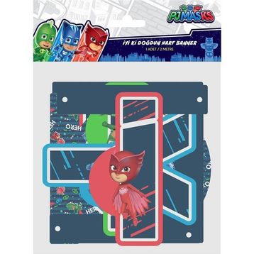 Balonevi LPJ6293 2.30 m PJ Masks İyi ki Doğdun Set