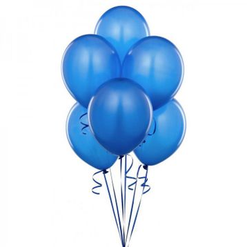 Balonevi Mavi 100'lü Baskısız Balon