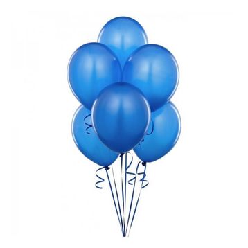 Balonevi Mavi 100'lü Baskısız Balon