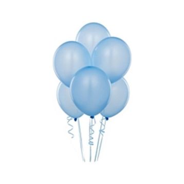 Balonevi Mavi 100'lü Baskısız Balon