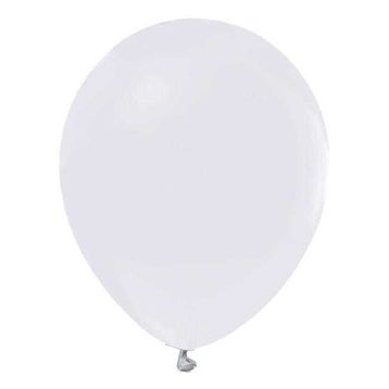 Balonevi Metalik Beyaz Balon