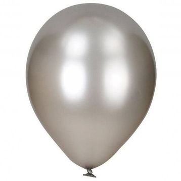 Balonevi Metalik Gümüş 100'lü Balon
