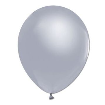 Balonevi Metalik Gümüş 100'lü Balon
